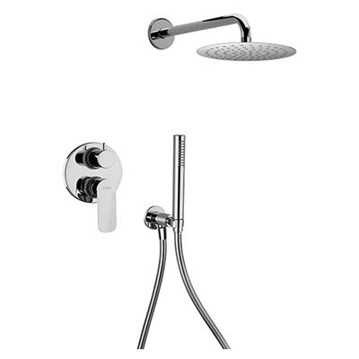 VENDITA SET DOCCIA PAINI NOVE 09CR433D DOCCIA INCASSO SOFFIONE E DOCCETTA CROMATO