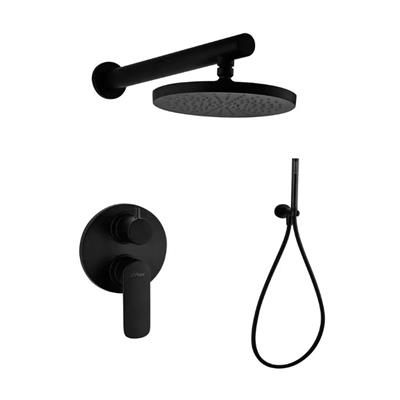 Set doccia paini nove 09yo433tcd doccia incasso soffione e doccetta nero