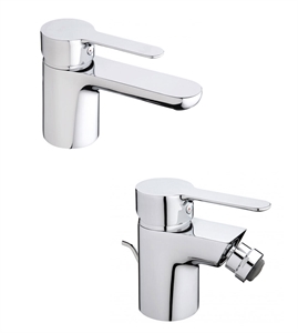 SET MISCELATORI PAINI P3 LAVABO E BIDET CROMATO