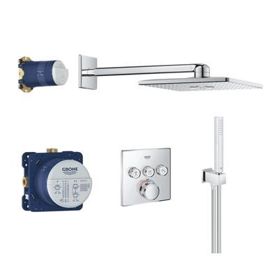 Set doccia grohe grohtherm smartcontrol rainshower smartactive 310 cube cromo