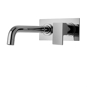 MISCELATORE LAVABO A MURO PAINI DAX R 84YO208TCRP NERO OPACO