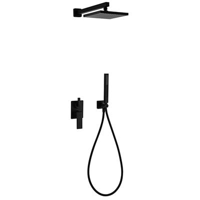 Set doccia paini dax r 84yo433tcdr doccia inccasso soffione e doccetta nero opaco