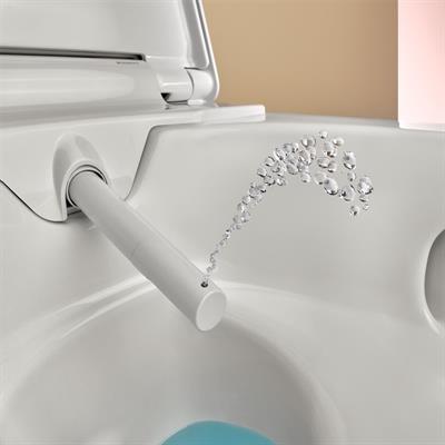 Vaso bidet geberit aquaclean alba 146.350.01.1 rimfree sospeso bianco lucido