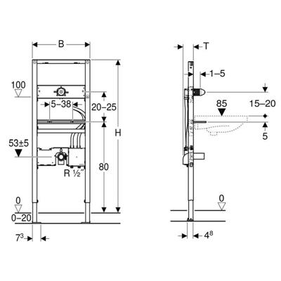 Modulo geberit duofix 111.560.00.1 per lavabo 130 cm rubinetteria a parete elettronica con scatola funzionale da incasso
