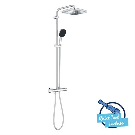 Colonna doccia grohe vitalio comfort 250 26696001 termostatica cromata