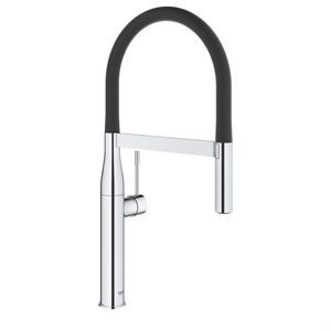 MISCELATORE LAVELLO GROHE ESSENCE 30294000 CROMATO E NERO CON DOCCETTA PROFESSIONALE