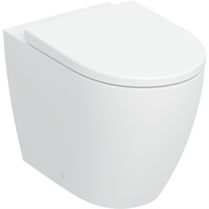 VASO GEBERIT ICON 503.080.00.1 TURBOFLUSH A TERRA CON COPRIVASO SOFT-CLOSE