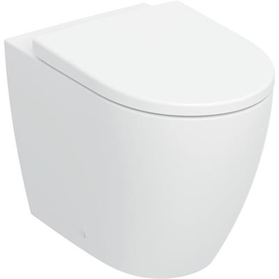 Coppia sanitari vaso bidet e coprivaso rallentato geberit icon a terra turboflush