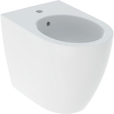Coppia sanitari vaso bidet e coprivaso rallentato geberit icon a terra turboflush