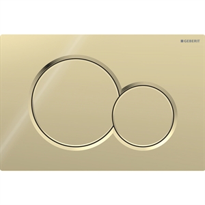 PLACCA DI COMANDO GEBERIT SIGMA 01 ROUND OTTONE LUCIDO 115.770.DT.5