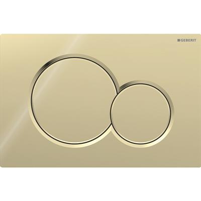 Placca di comando geberit sigma 01 round ottone lucido 115.770.dt.5
