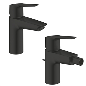 Set miscelatori grohe start lavabo e bidet taglia s nero opaco