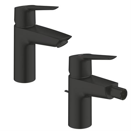 Set miscelatori grohe start lavabo e bidet taglia s nero opaco
