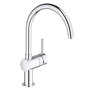 Miscelatore lavello grohe minta 32917000 bocca a C cromato