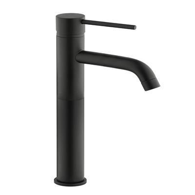 Miscelatore lavabo paini cox 78yo205tcoll alto nero opaco senza piletta di scarico