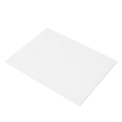 Piatto doccia jazz rettangolare 80x140 bianco effetto pietra slim