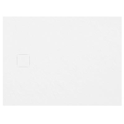 Piatto doccia jazz rettangolare 80x140 bianco effetto pietra slim