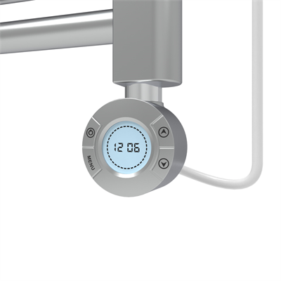 Termoarredo bagno elettra digitale h 770 l 500 interasse 450 mm cromo