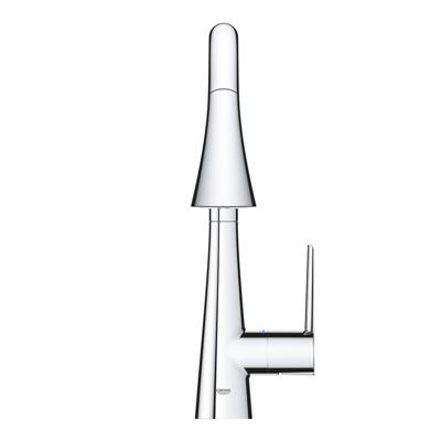 Miscelatore lavello grohe zedra 32294002 con doccetta estraibile cromato