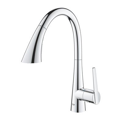 Miscelatore lavello grohe zedra 32294002 con doccetta estraibile cromato