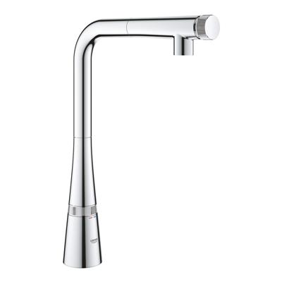 Miscelatore lavello grohe zedra smartcontrol 31593002 con doccetta estraibile cromato