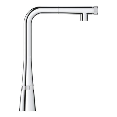Miscelatore lavello grohe zedra smartcontrol 31593002 con doccetta estraibile cromato
