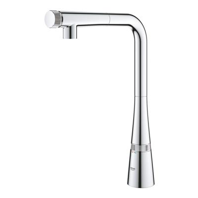 Miscelatore lavello grohe zedra smartcontrol 31593002 con doccetta estraibile cromato