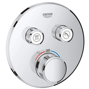 MISCELATORE GROHE GROHTHERM SMARTCONTROL TONDO TERMOSTATICO A 2 VIE