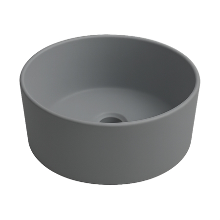 Lavabo da appoggio globo forty3 fo035ru in ceramica rugiada opaco