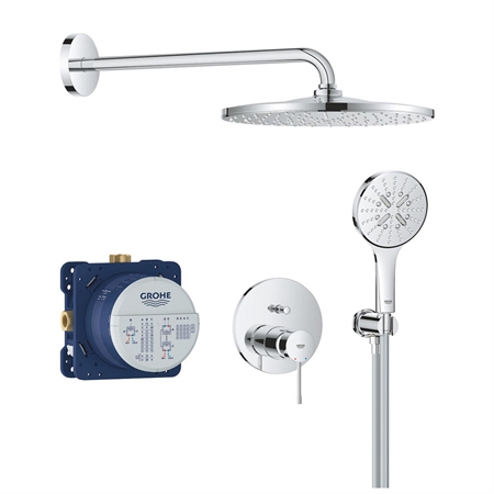 Set doccia grohe rainshower essence 25287000 310 mono cromato lucido