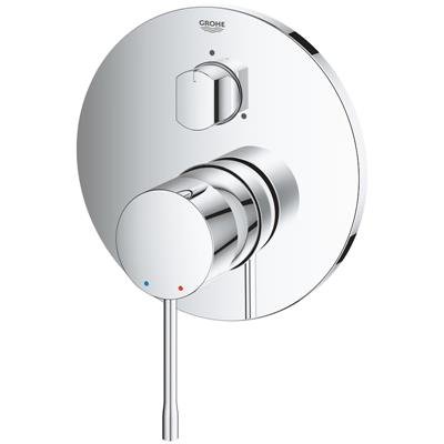 Miscelatore doccia incasso grohe essence 24169001 con deviatore a 3 vie cromato