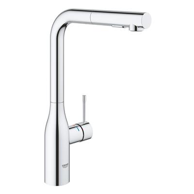 Miscelatore lavello grohe essence 30504000 con doccetta estraibile cromato