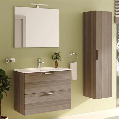 Mobile bagno sospeso vitra mia 80 cm cordoba effetto legno