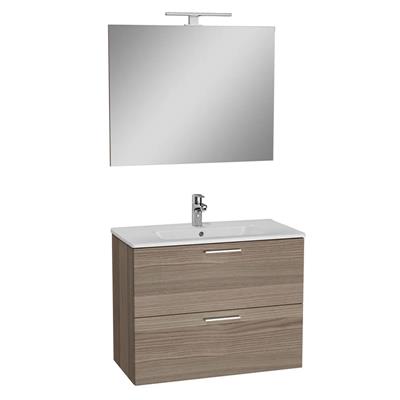 Mobile bagno sospeso vitra mia 80 cm cordoba effetto legno