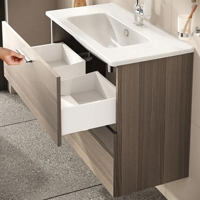 Mobile bagno sospeso vitra mia 80 cm cordoba effetto legno