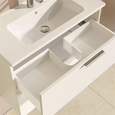 Mobile bagno sospeso vitra mia 80 cm bianco lucido