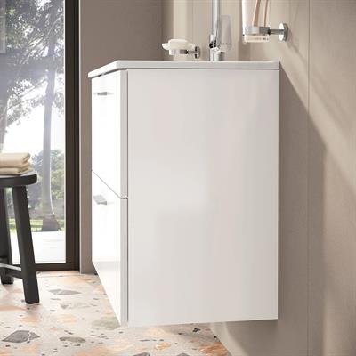 Mobile bagno sospeso vitra mia 80 cm bianco lucido