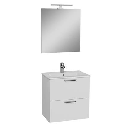 Mobile bagno sospeso vitra mia 60 cm bianco lucido