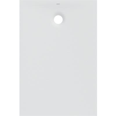Piatto doccia geberit olona rettangolare 80x120 bianco opaco in marmoresina