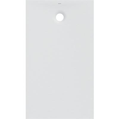 Piatto doccia geberit olona rettangolare 80x140 bianco opaco in marmoresina