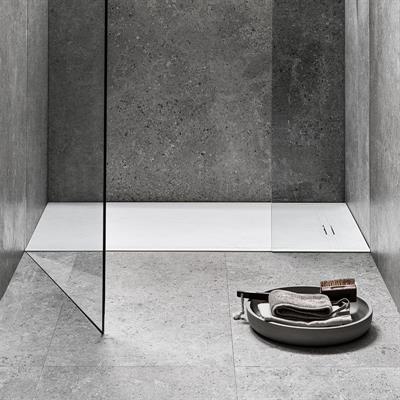 Piatto doccia geberit sestra rettangolare 80x170 bianco in resin stone