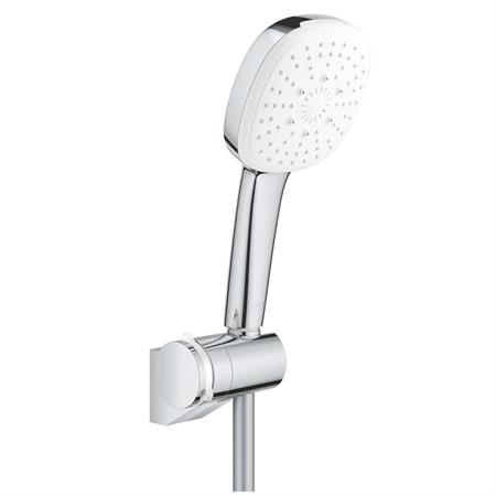 Set manopola doccia grohe tempesta cube 110 27584003 a 3 getti cromato