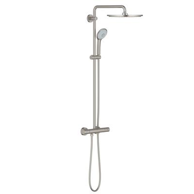 Colonna doccia grohe euphoria system 310 26075dc0 termostatica cromo spazzolato