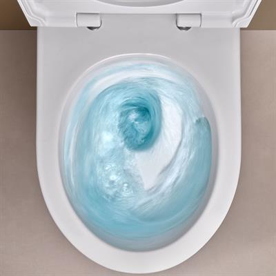 Coppia sanitari vaso bidet e coprivaso rallentato geberit icon bianco opaco sospesi turboflush