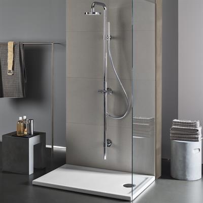 Piatto doccia geberit 45 rettangolare 70x120 in ceramica h 4,5 cm