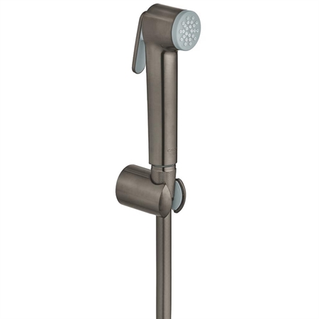 Set idroscopino completo grohe tempesta-f 30 grigio antracite spazzolato