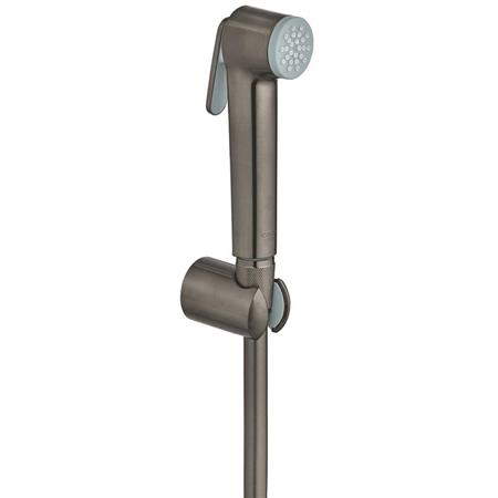 Set idroscopino completo grohe tempesta-f 30 grigio antracite spazzolato