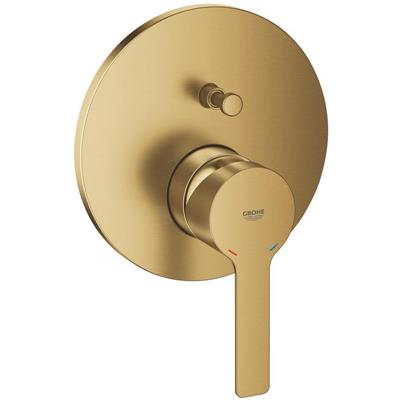 Miscelatore doccia incasso grohe lineare 24064gn1 con deviatore a 2 vie oro spazzolato