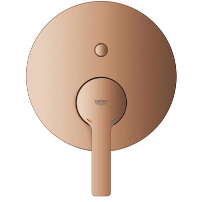 Miscelatore doccia incasso grohe lineare 24064dl1 con deviatore a 2 vie oro rosa spazzolato