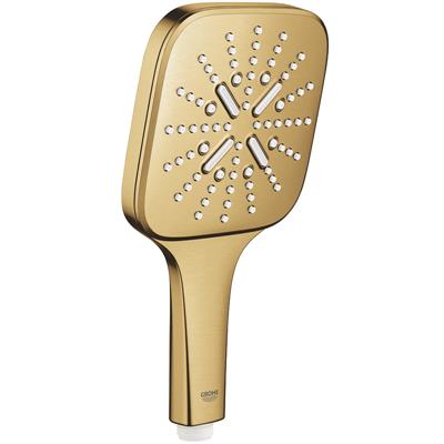 Manopola doccia grohe rainshower smartactive 130 cube a 3 getti oro spazzolato